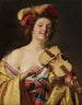 The Violin Player - Gerard van Honthorst — artwork view