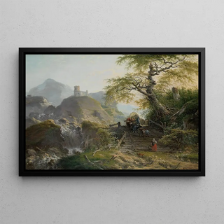 Gerard van Nijmegen - Mountainous Landscape near Dsseldorf.webp