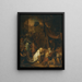 L'Adoratie der Wijzen - Gerbrand van den Eeckhout — ingelijst kunstwerk aan de muur