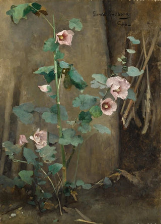 Gerda Tirn - Mallows by a Wall.webp