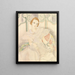 Portret van een jonge vrouw in een witte jurk - Gerda Wegener — ingelijst kunstwerk aan de muur