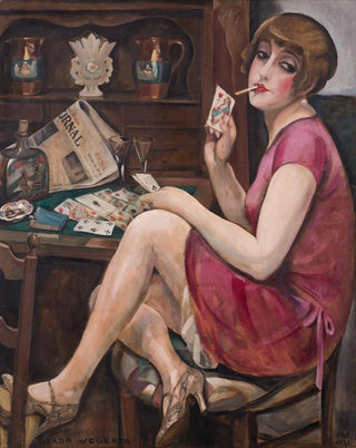 Gerda Wegener - Queen of Hearts Portrait of Lili.webp