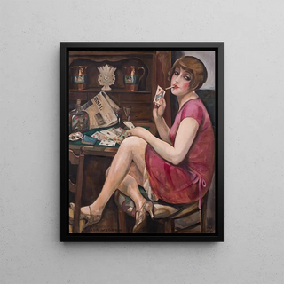 Gerda Wegener - Queen of Hearts Portrait of Lili.webp