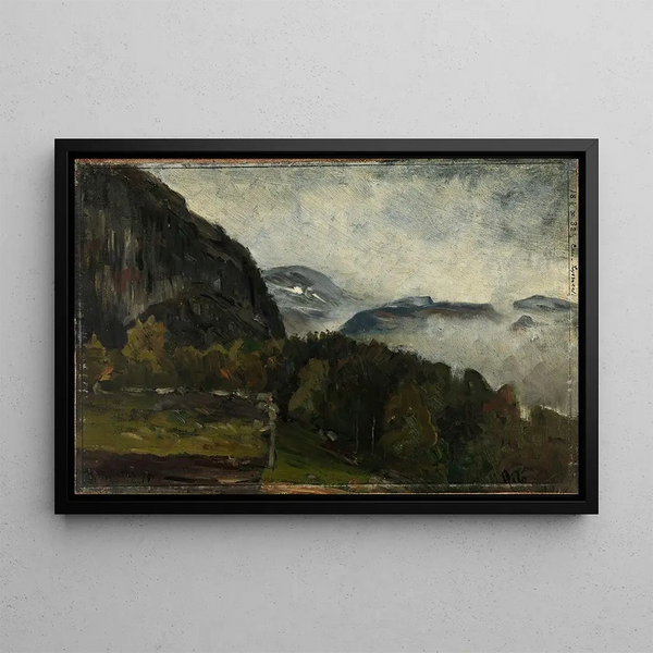 Gerhard Munthe - Landscape at ylo in Mist.webp
