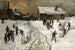 Lancer de boules de neige - Gerhard Munthe — weergave van het kunstwerk