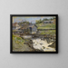 van de Waterval in Stange in Hedmark - Gerhard Munthe — ingelijst kunstwerk aan de muur