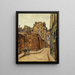 La rue Saint-Julien-le-Pauvre - Germain David-Nillet — ingelijst kunstwerk aan de muur