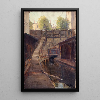 Germain Eugne Bonneton - Bras gauche de la Bivre boulevard Arago.webp