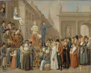 De straten - Duitse school — weergave van het kunstwerk