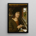 Portrait d'un jeune artiste - Ecole allemande — ingelijst kunstwerk aan de muur