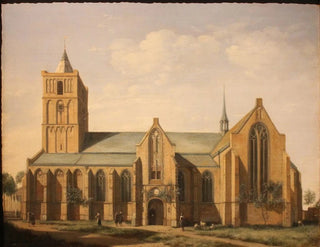 Gerrit Adriaensz Berckheyde - The Church of Noordwijk.webp