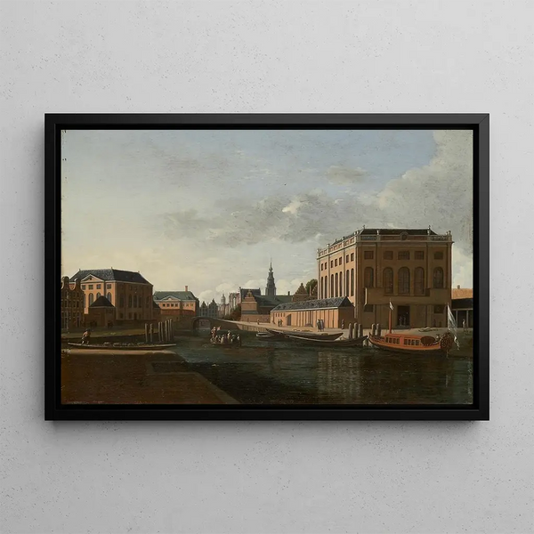 Gerrit Adriaensz Berckheyde - The two Synagogues in Amsterdam.webp
