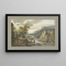 Landschapschilderij plat - Gerrit Battem — ingelijst kunstwerk aan de muur