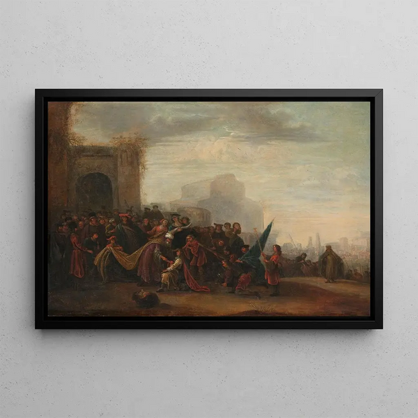 Gerrit De Wet - Saul Welcoming David after his Victory over Goliath.webp