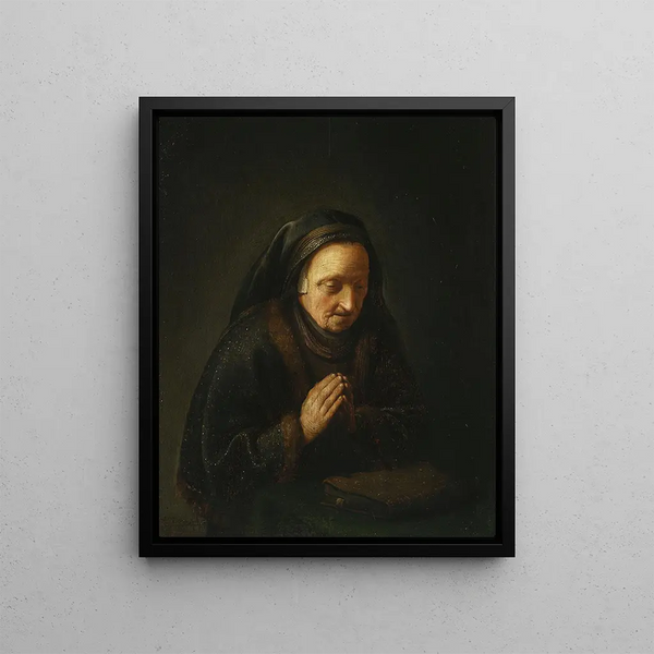 Gerrit Dou - Praying old woman.webp