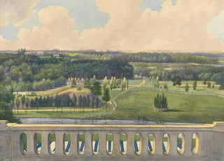 Gerrit Jan Schouten - Boschbeek Groenendaal View from Turret towards the Dunes and Spenrode.webp