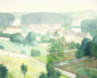 Gerrit van Blaaderen - The Village of Sannois.webp