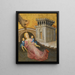 van een heilige franciscaan die miraculeus een vrouw uit de verdrinkingsdood redt - Gherardo di Jacopo di Neri — ingelijst kunstwerk aan de muur