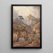 Approche par la terre de la Casa de Spiriti, promenade depuis Naples - Giacinto Gigante — framed artwork on a wall