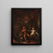 De poorten van de hel - Giacomo Del Po — ingelijst kunstwerk aan de muur