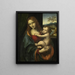 Virgin and Child - Giampietrino Giovanni Pietro Rizzoli — framed artwork on a wall
