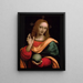 Savior of the World - Giampietrino Giovanni Pietro Rizzoli — framed artwork on a wall