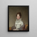Mary Campbell Stuart - Gilbert Stuart — ingelijst kunstwerk aan de muur