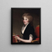 Portret van Anne Willing Bingham - Gilbert Stuart — ingelijst kunstwerk aan de muur