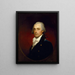 Portret van John Vaughan - Gilbert Stuart — ingelijst kunstwerk aan de muur