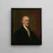 Samuel Miles - Gilbert Stuart — framed artwork on a wall