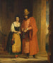 Shylock en Jessica uit De koopman van Venetië II ii - Gilbert Stuart Newton — weergave van het kunstwerk