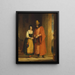 Shylock en Jessica uit De koopman van Venetië II ii - Gilbert Stuart Newton — ingelijst kunstwerk aan de muur