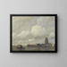 Dordrecht - Gilbert von Canal — ingelijst kunstwerk aan de muur