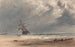 Storm op een kust - Giles Firman Phillips — weergave van het kunstwerk