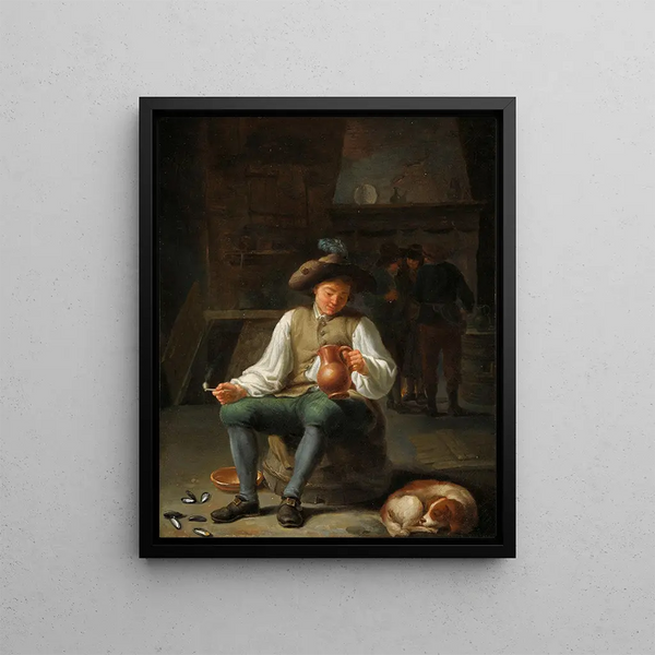Gillis van Tilborgh - Un fumeur au cabaret.webp
