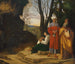 Drie filosofen - Giorgione — weergave van het kunstwerk