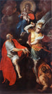 Maagd met Kind met Sint Johannes de Doper en Sint Michaël - Giovanni Ambrogio Figino — weergave van het kunstwerk