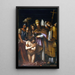 Baptism of Constantine - Giovanni Antonio Galli — framed artwork on a wall