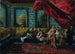 Two odalisques playing mancala in the harem - Giovanni Antonio Guardi — artwork view