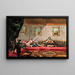 Two odalisques playing music in the harem - Giovanni Antonio Guardi — framed artwork on a wall