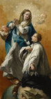 La Vierge en gloire avec Saint Louis de Gonzague - Giovanni Battista Canal — weergave van het kunstwerk