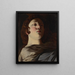 Het hoofd van de Madonna aan de voet van het Kruis, een fragment - Giovanni Battista Caracciolo — ingelijst kunstwerk aan de muur