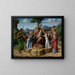 De rust tijdens de vlucht naar Egypte - Giovanni Battista Cima da Conegliano — ingelijst kunstwerk aan de muur