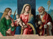 Maagd met Kind met de heiligen Catharina en Nicolaas - Giovanni Battista Cima da Conegliano — weergave van het kunstwerk