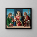 Maagd met Kind met de heiligen Catharina en Nicolaas - Giovanni Battista Cima da Conegliano — ingelijst kunstwerk aan de muur