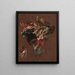 Esquisse voor De Vier Profeten van Israël voor Il Gesù Rome - Giovanni Battista Gaulli — ingelijst kunstwerk aan de muur