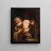 Diogenes - Giovanni Battista Langetti — framed artwork on a wall