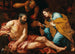Giovanni Battista Langetti - Droominterpretatie van de schilderij van Joseph — weergave van het kunstwerk