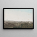 Panoramic view painting of Rome from the Aventine Hill to the south - Giovanni Battista Lusieri — framed artwork on a wall