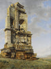 Het monument van Philopappos, Athene - Giovanni Battista Lusieri — weergave van het kunstwerk